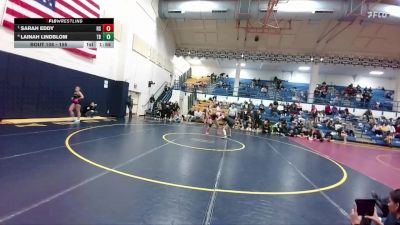 155 lbs Semifinal - Sarah Eddy, Rock Springs vs Lainah Lindblom, Thunder Basin