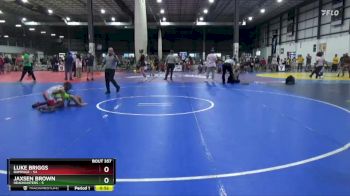 60 lbs Semifinal - Jaxsen Brown, HeadHunters vs Luke Briggs, Rampage