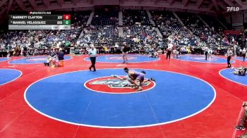 3A-120 lbs Cons. Round 1 - Barrett Clayton, Jefferson vs Manuel Velasquez, Gilmer County