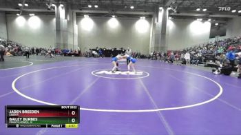 110 lbs Cons. Semi - Bailey Burbes, Francis Howell JV vs Jaden Breeden, Liberty