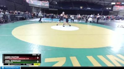 97 lbs Quarterfinal - Ariel Gonzalez, Washington vs Jared Paxton, White River Hornets Wrestling Club