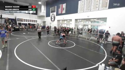 126 lbs Cons. Round 4 - Maddox Hazard, High Desert Wrestling Club vs William Arroyo, Ayala High School Wrestling