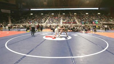 4A-120 lbs Cons. Round 1 - Grayson Boss, Jackson Hole vs Urijah Grover, Sheridan