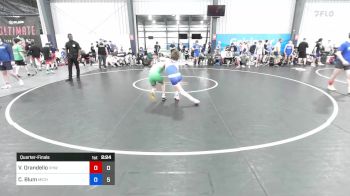 45 kg Quarterfinal - Vincent Orandello, Vougar's Honors Wrestling vs Carson Blum, Michigan Grapplers