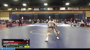 126 lbs Cons. Round 4 - Hayden Haase, Windsor vs Matthew McCarthy, Holy Family