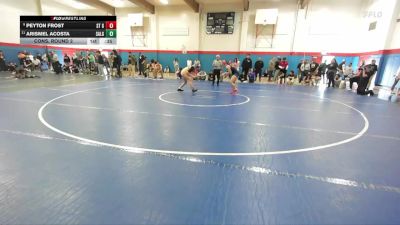 Girls 140 lbs Cons. Round 2 - Arismel Acosta, Salinas Girls vs Peyton Frost, Santa Teresa Girls