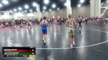 113 lbs Round 7 (8 Team) - Ashton Grace, Iowa Black vs Cristian Haslem, Team Michigan Blue