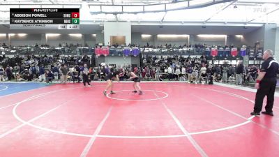 165 lbs Semifinal - Addison Powell, Somers vs Kaydence Atkinson, New Britain