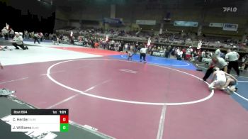 85 lbs Quarterfinal - Creed Herder, Elbert County Wranglers vs Jordan Williams, Black Fox Wrestling Academy