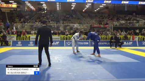 PEDRO HENRIQUE PINHEIRO MACHADO vs MATHEUS OLIVEIRA DINIZ 2022 Pan Jiu Jitsu IBJJF Championship