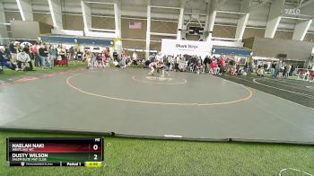 73 lbs Round 2 - Dusty Wilson, Salem Elite Mat Club vs Naelah Naki, Westlake WC