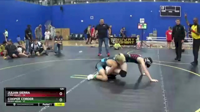 125 lbs Round 5 (6 Team) - Cooper Corder, Death Squad vs Julian Sierra