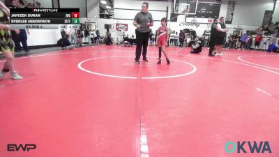 52-55 lbs Rr Rnd 3 - Jantzen Duran, Jay Wrestling Club vs Everlee Henderson, Standfast