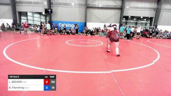 105 kg Rr Rnd 5 - LILY DECKER, Misfits Girls Onyx vs Braelyn Flemming, Michigan Yellow