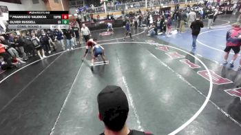 138 lbs Cons. Round 4 - Oliver Russell, Chiawana vs Fransisco Valencia, Toppenish