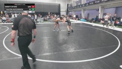 150 lbs Cons. Sub-quarters - Emmitt Myers, USA PWC vs Dalton Hutchinson, Jack Pine Savage