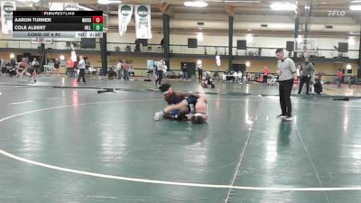 157 lbs Consi Of 8 #2 - Aaron Turner, Morgan State - UNATT vs Cole Albert, The Hill School