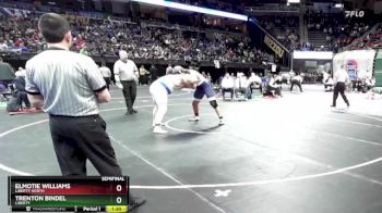 285 Class 4 lbs Semifinal - Trenton Bindel, Liberty vs Elmotie Williams, Liberty North