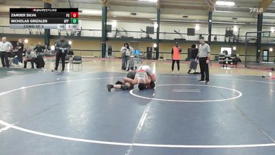 165 lbs Consi Of 4 - Zander Silva, Princeton vs Nicholas Grizales, App State - UNATT