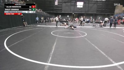 133 lbs 1st Place Match - Dailey Jennings, Central Oklahoma vs Allan Hendricks, Embry-Riddle (Ariz.)