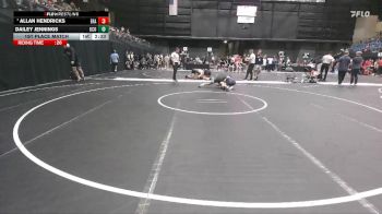 133 lbs 1st Place Match - Dailey Jennings, Central Oklahoma vs Allan Hendricks, Embry-Riddle (Ariz.)