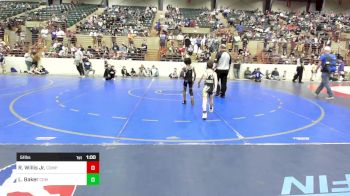 51 lbs Consi Of 8 #1 - Rahmel Willis Jr., Compound Wrestling vs Lane Baker, Commerce Wrestling Club