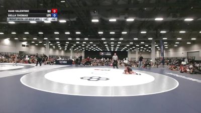 57-60.6 lbs Semis - Della Thomas, LeVici Prep vs Hani Valentine, Weigh In Club