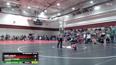 36-40 lbs Round 1 - Xander Garner, Alphas WC vs Rory Dailey, Southport WC