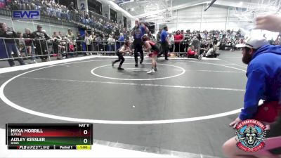 65 lbs Semifinal - Myka Morrill, Butler vs Aizley Kessler, GHWC