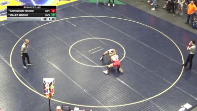 124 lbs Quarterfinal - Christian Tirado, Hopewell vs Caleb Kosko, Nazareth