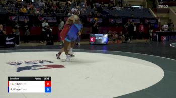 76 lbs Semifinal - Brooklyn Hays, Minnesota Gold Wrestling Club vs Precious Wieser, Titan Mercury Wrestling Club (TMWC)