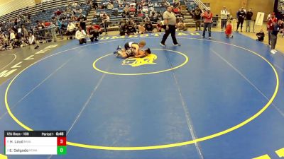 12U Boys - 108 lbs Cons. Round 3 - Hunter Loyd, Missouri vs Erick Delgado, Red Cobra Wrestling Academy