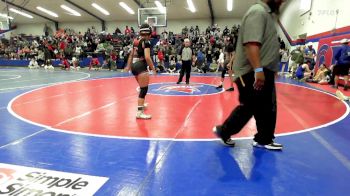 120 lbs Consi Of 8 #1 - C. Hill, McAlester High School Girls vs Lei`Lani Ingram, Tulsa Union Girls