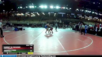 220 lbs Quarterfinal - Garret W Crowder, Dobyns Bennett vs ANDREW SYKES, Vestavia Hills