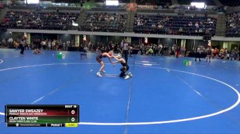 65 lbs Round 2 - Clayten White, Bison Wrestling Club vs Sawyer Sweazey, Pursuit Wrestling Minnesota