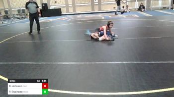 57 lbs Quarterfinal - Ryddik Johnson, Eastern Oregon Elite vs Philip Espinosa, Rough House WC