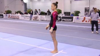 Brazil Warming Up Tumbling Passes, Training Day 2 - 2018 City of Jesolo Trophy