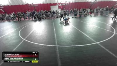 78 lbs Cons. Round 3 - Braxton Dammann, Burlington Youth Wrestling vs Austin Eschler, Team Nazar Training Center