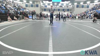 60 lbs Rr Rnd 1 - Kash Knapski, Kingfisher YellowJackets vs Jesse Hightower, Watonga Youth Wrestling