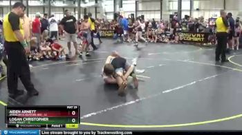 101 lbs Round 1 (6 Team) - Aiden Arnett, American Gladiators-Red vs Logan Christopher, Steel Valley