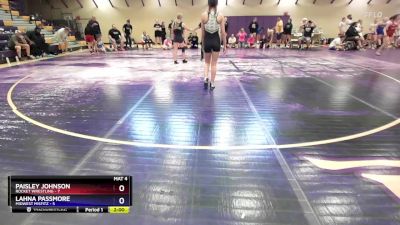 110 lbs Round 5 (10 Team) - Paisley Johnson, Rocket Wrestling vs Lahna Passmore, Midwest Misfitz