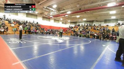 106 lbs Round Of 16 - John Blocksidge, Salem vs Wesley Steinruck, Bishop Guertin