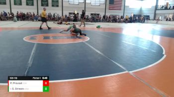 109-116 lbs Champ. Round 1 - Shane Stream, Lincoln Way Wrestling Club vs Patrick Provost, Fort Zumwalt Wrestling