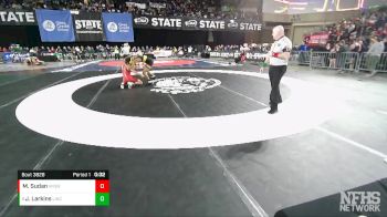 3A 113 lbs 5th Place Match - Joshua Larkins, Lincoln (Tacoma) vs Mousa Sudan, Kent Meridian