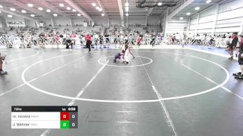 75 lbs Rr Rnd 3 - Michael Nicosia, Mat Assassins Black vs Jake Wehner, Triumph Blue