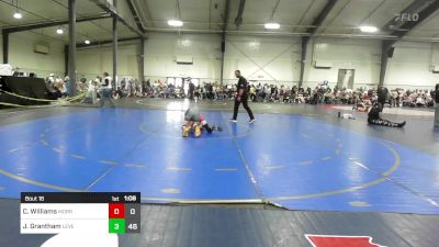 105 lbs Rr Rnd 1 - Cole Williams, Morris Fitness Wrestling Club - (B) vs Jackson Grantham, Level Up Wrestling Center