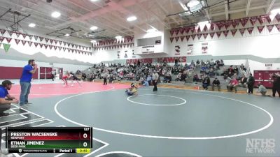 127 lbs Semifinal - Preston Wacsenske, Newport vs Ethan Jimenez, Deer Park