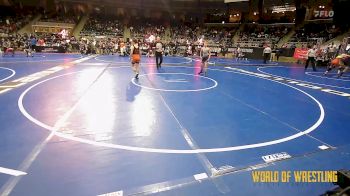 85 lbs Round Of 32 - Jacob Brautigam, Massa's Maniacs vs Beckhem Fields, Cowboy Wrestling Club