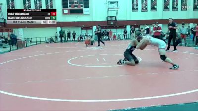 184 lbs 1st Place Match - Trey Dieringer, Linfield vs Mark DelBosque, Clackamas Unattached