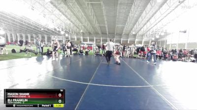 102 lbs Round 1 (4 Team) - Mason Shank, Colorado Xtreme vs Eli Franklin, Team Champs